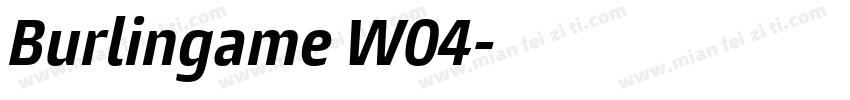 Burlingame W04字体转换